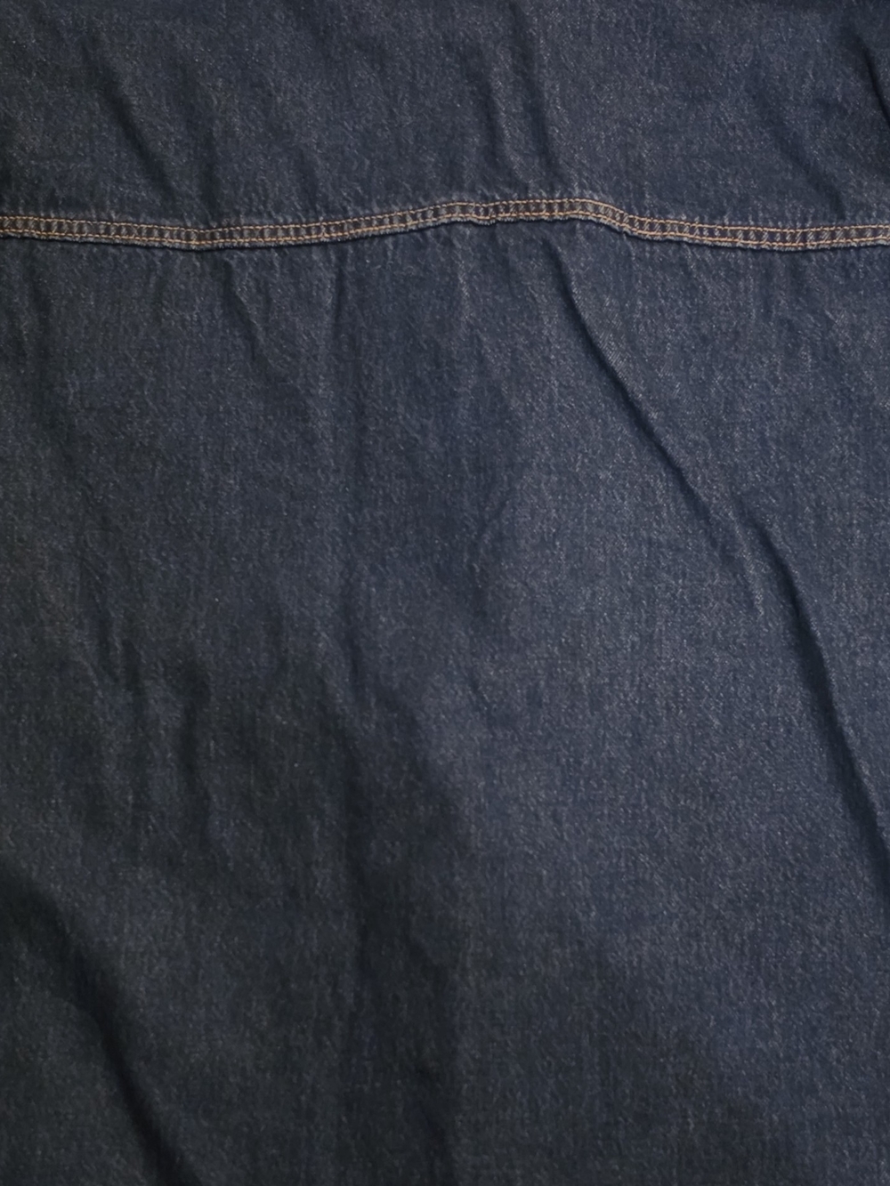 Universal Thread Dark Wash Denim Women's Jacket with Contrast Stitching - Picture 10 of 11